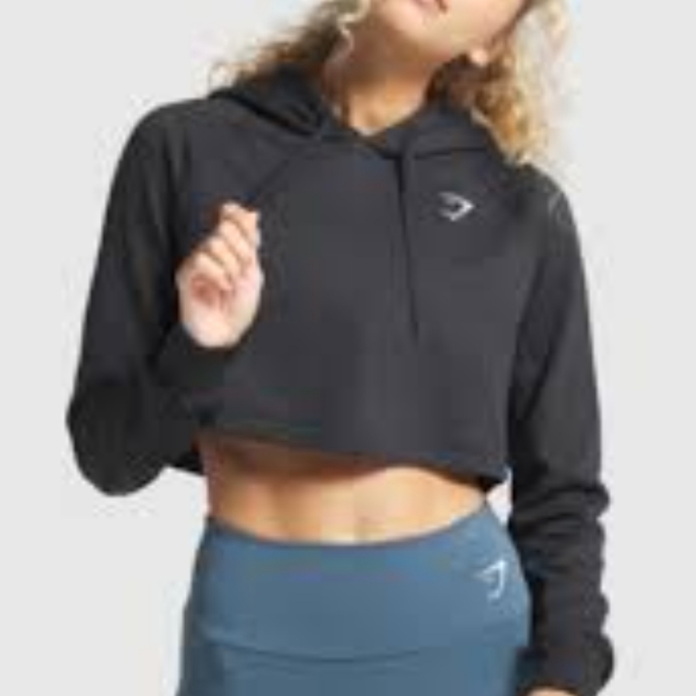 Gymshark training cropped hoodie sweater sz small